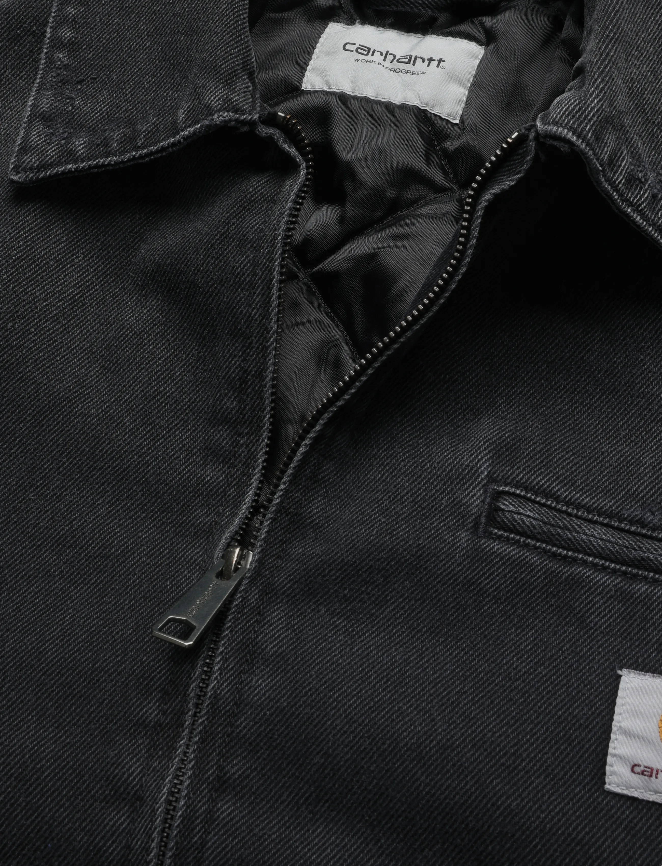 Carhartt WIP - Og Detroit Jacket - voodriga teksatagid - black - 2
