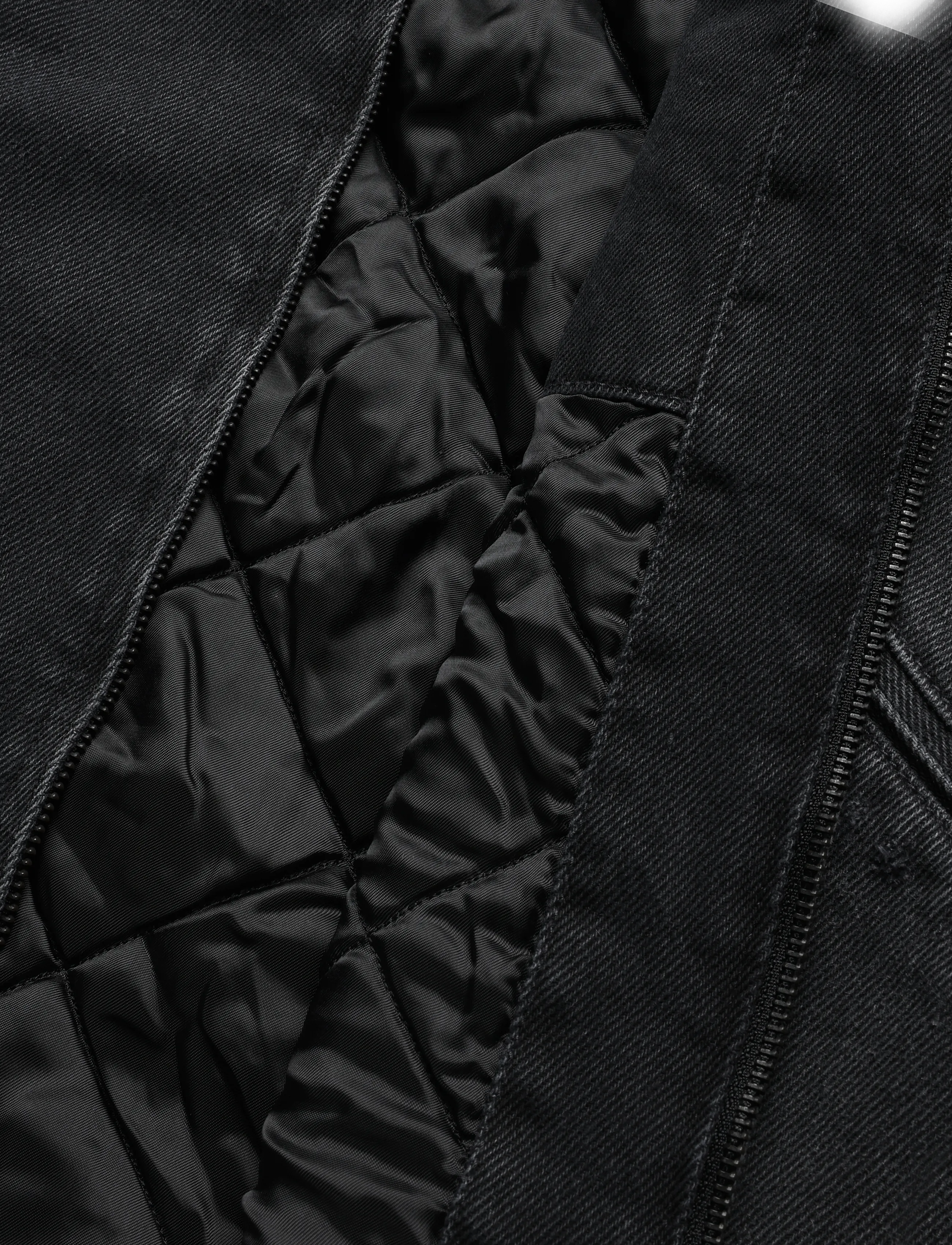 Carhartt WIP - Og Detroit Jacket - voodriga teksatagid - black - 4