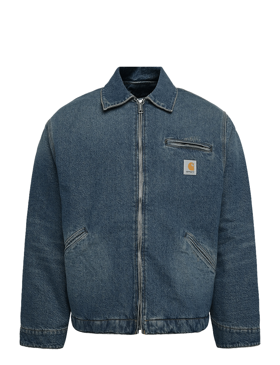 Carhartt WIP - Og Detroit Jacket - voodriga teksatagid - blue - 0