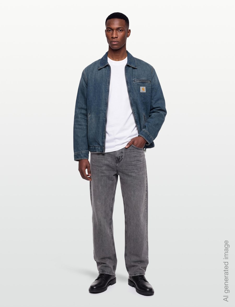 Carhartt WIP - Og Detroit Jacket - vestes en jean doublées - blue - 0
