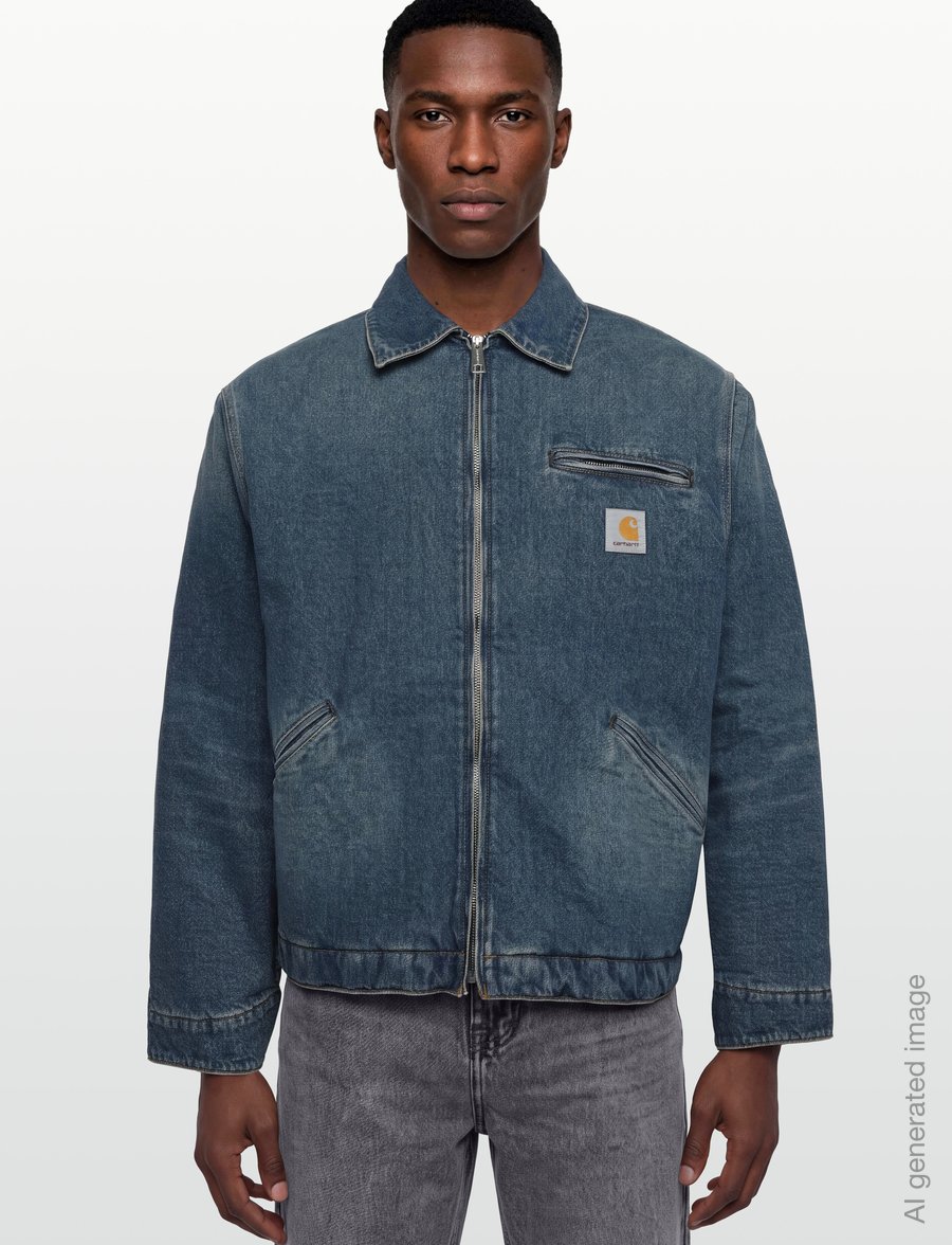 Carhartt WIP - Og Detroit Jacket - vestes en jean doublées - blue - 3