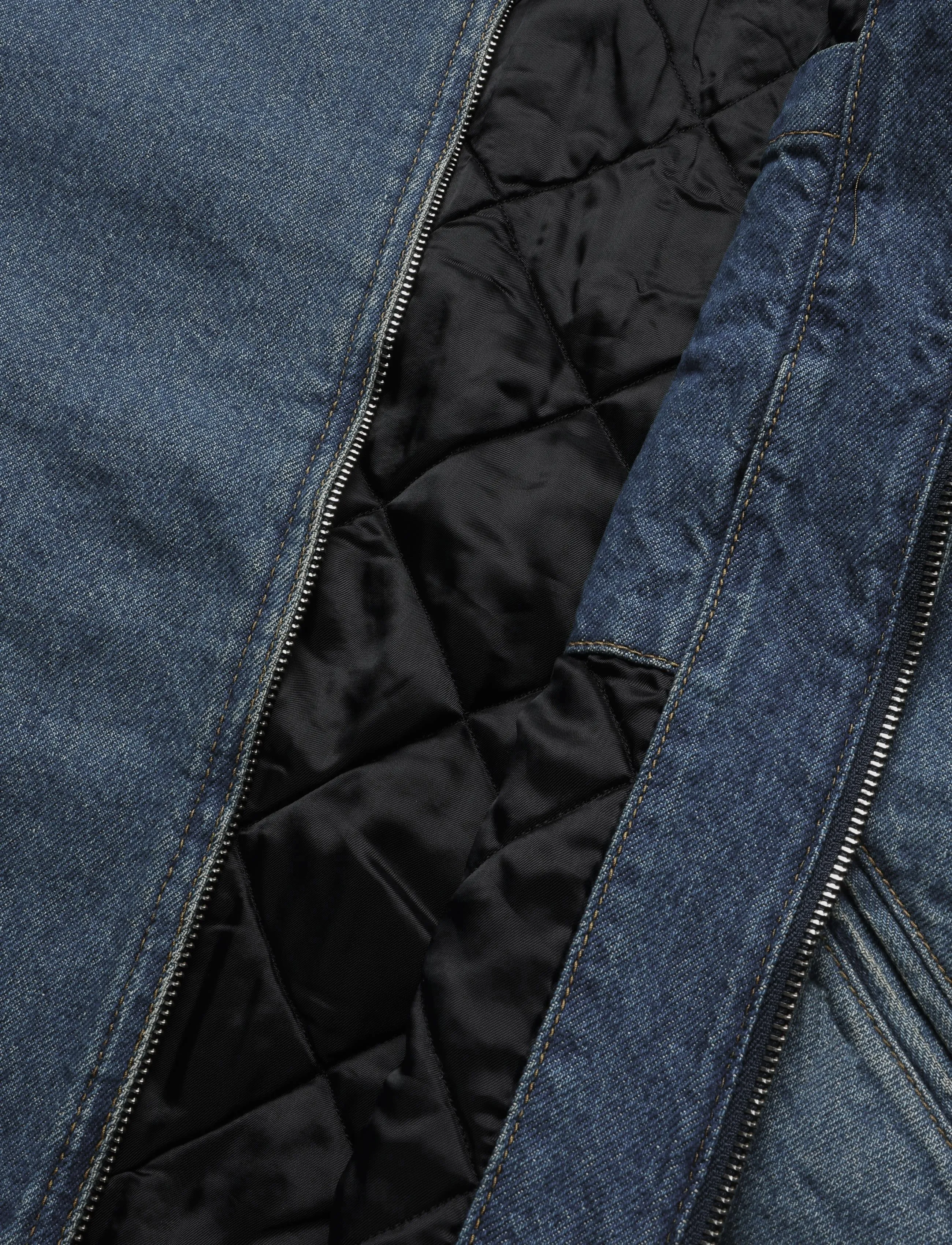 Carhartt WIP - Og Detroit Jacket - voodriga teksatagid - blue - 4