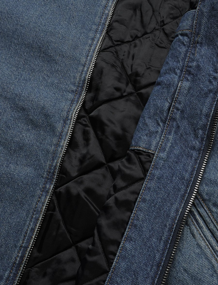 Carhartt WIP - Og Detroit Jacket - voodriga teksatagid - blue - 4