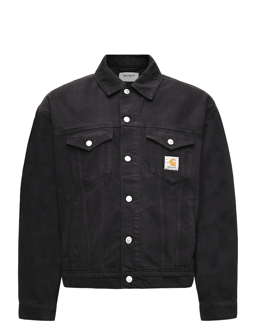 Carhartt WIP - Everson Trucker Jacket - uforede denimjakker - everson print/black/palisan - 0