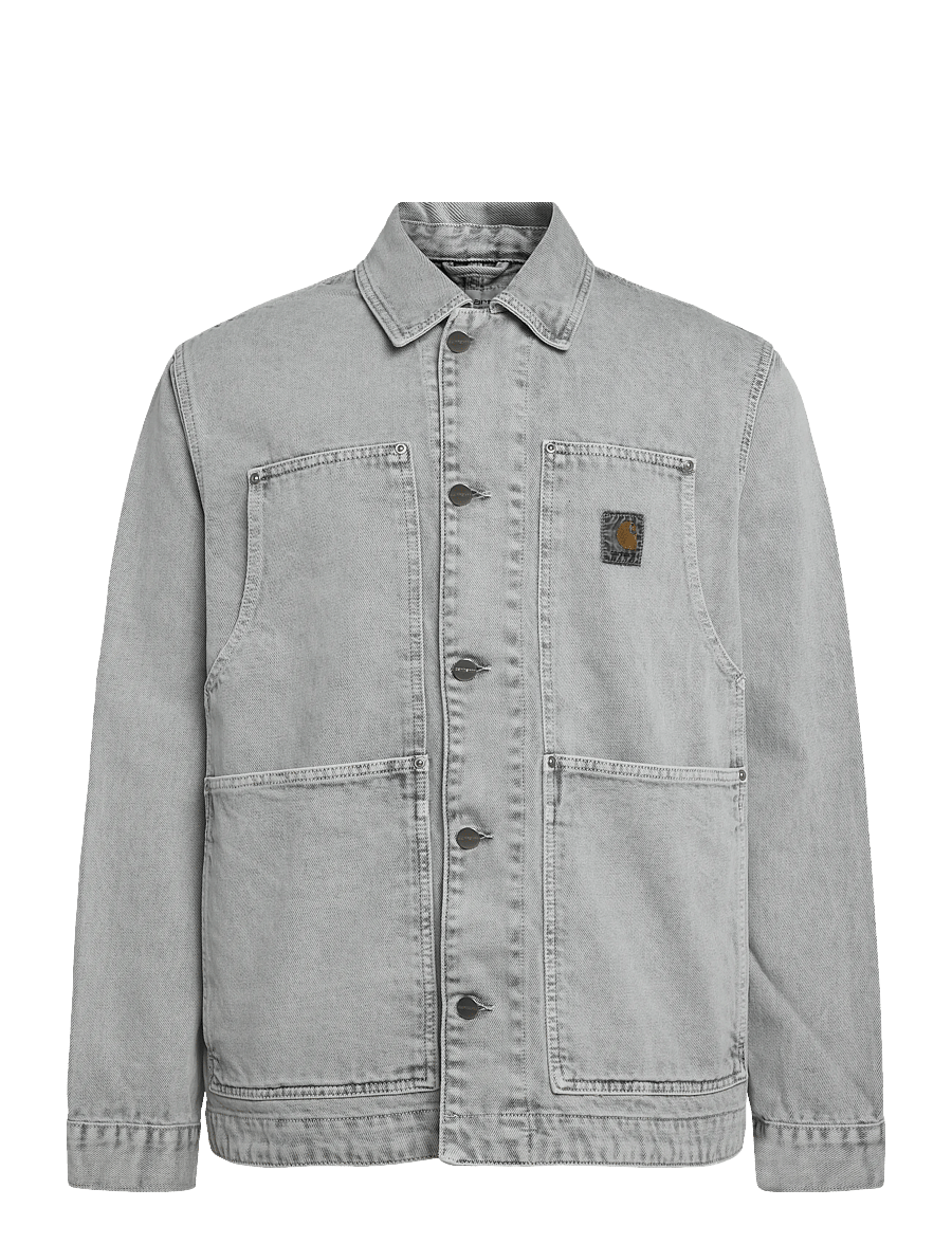 Carhartt WIP - Og Double Front Jacket - voodrita teksatagid - grey - 0