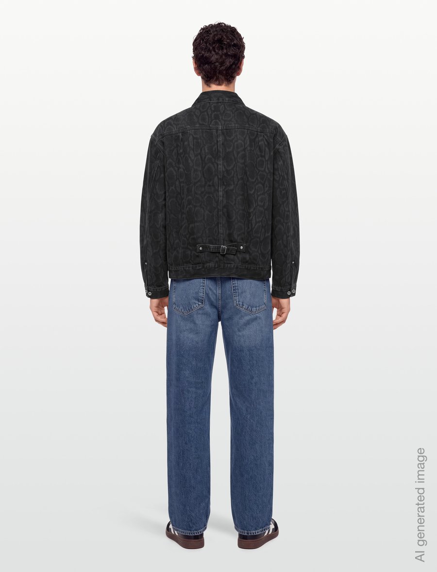 Carhartt WIP - Belmar Jacket - vestes en jean non doublées - snake camo/ black - 4