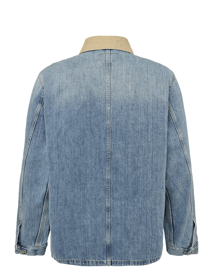 Carhartt WIP - Warren Chore Coat - ungefütterte denimjacken - blue/dusty h brown - 1