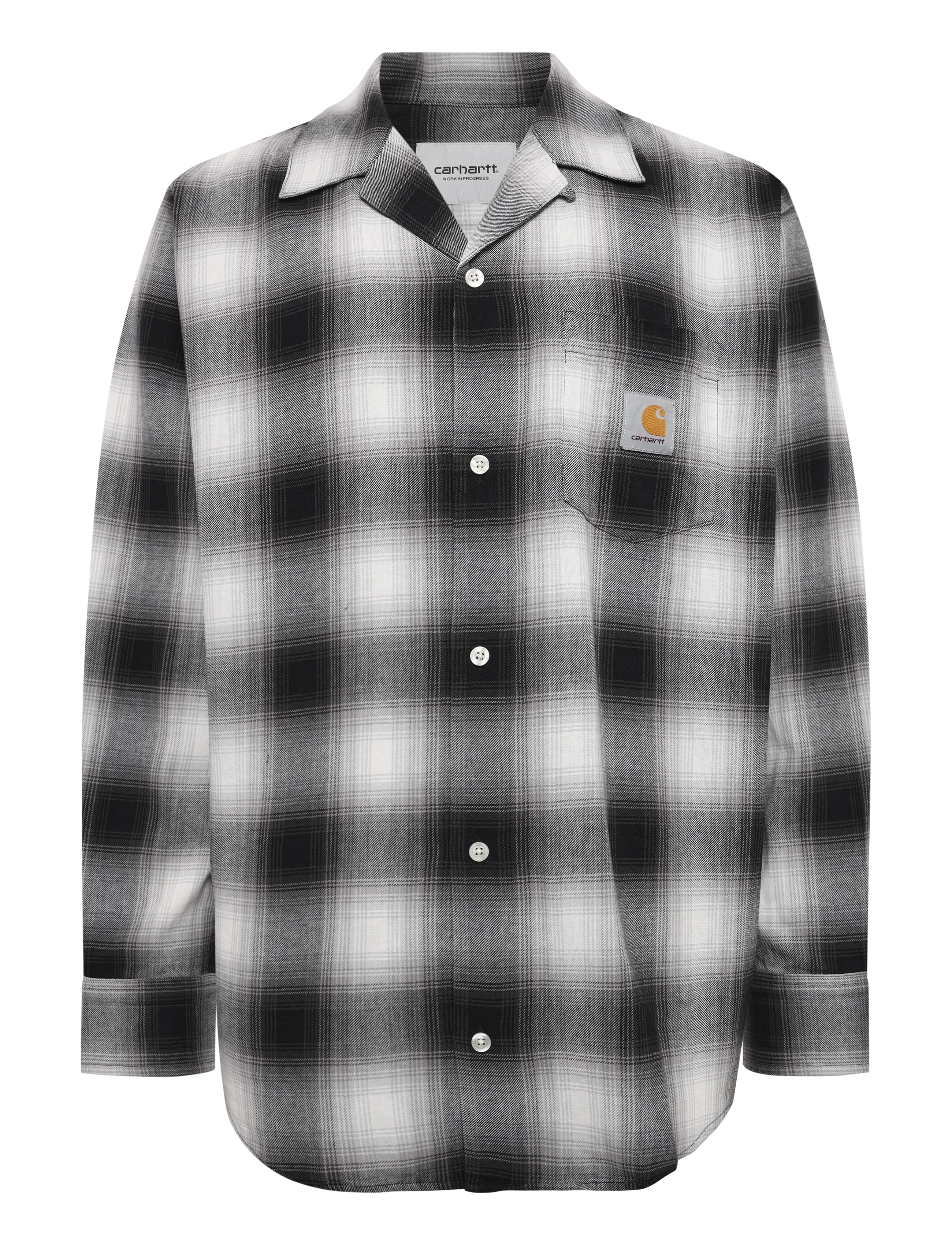 Carhartt L/S Tyers Shirt - Kleidung - TYERS CHECK/BLACK / black