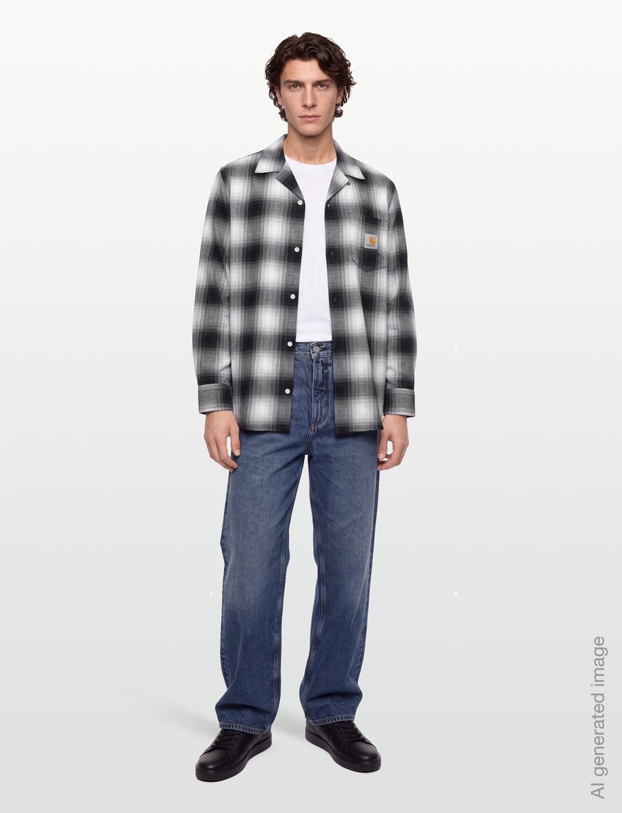 Carhartt WIP - L/S Tyers Shirt - checkered shirts - tyers check/black - 0
