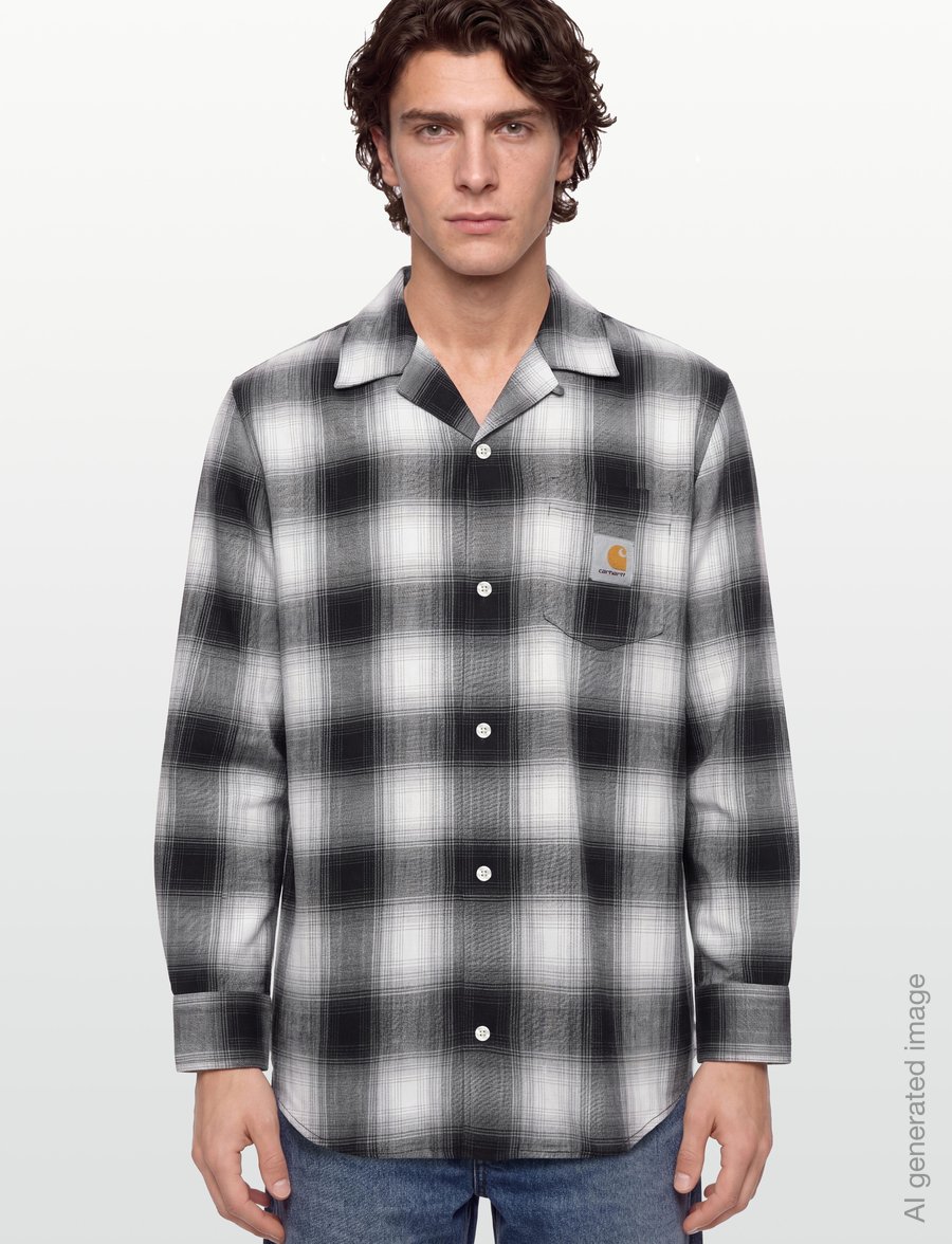 Carhartt WIP - L/S Tyers Shirt - checkered shirts - tyers check/black - 3