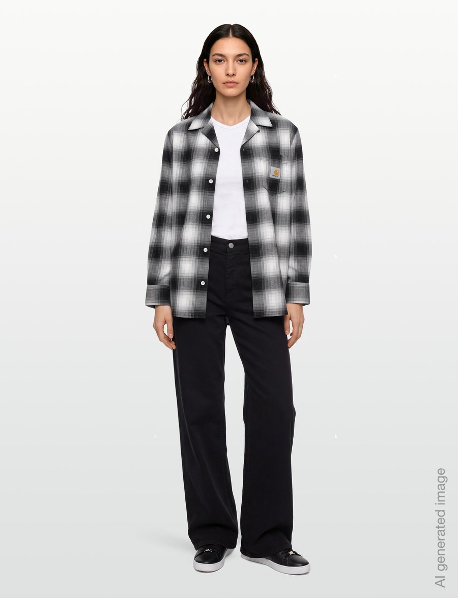 Carhartt WIP - L/S Tyers Shirt - checkered shirts - tyers check/black - 4