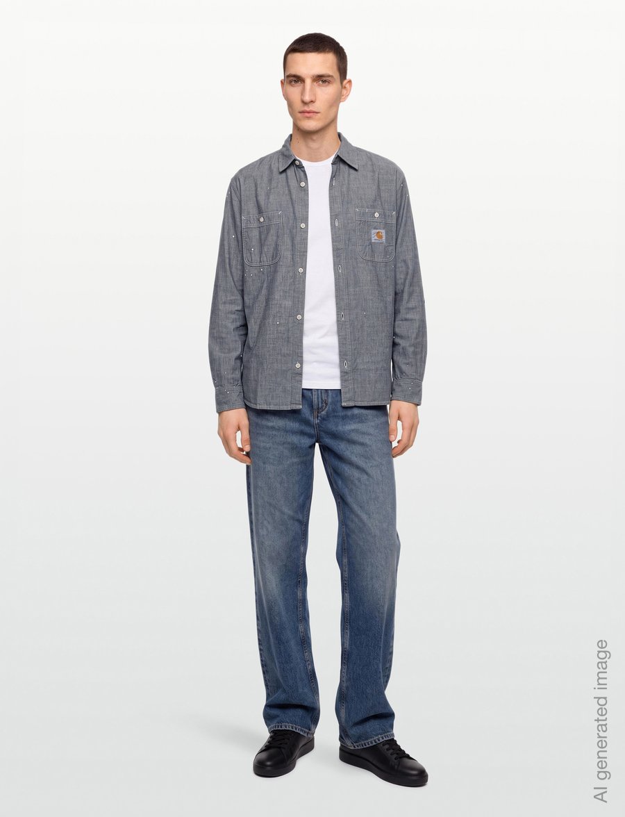 Carhartt WIP - L/S Painter Shirt - casual skjortor - black - 0