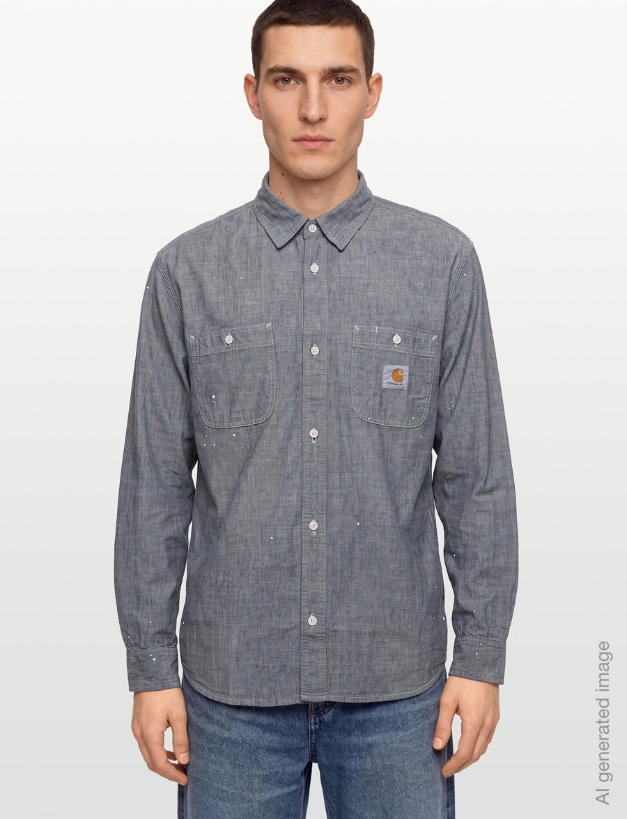 Carhartt WIP - L/S Painter Shirt - casual skjortor - black - 3