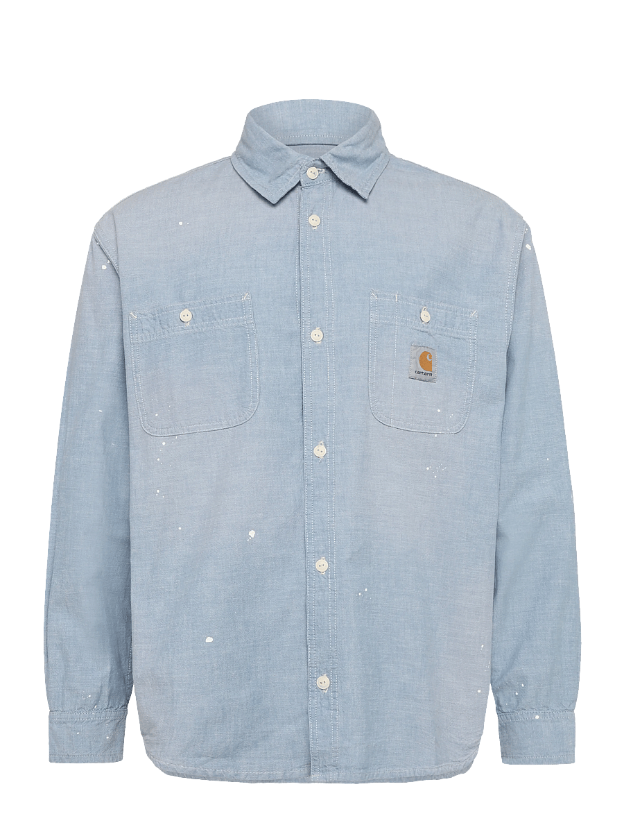 Carhartt WIP - L/S Painter Shirt - vabaajasärgid - blue - 0