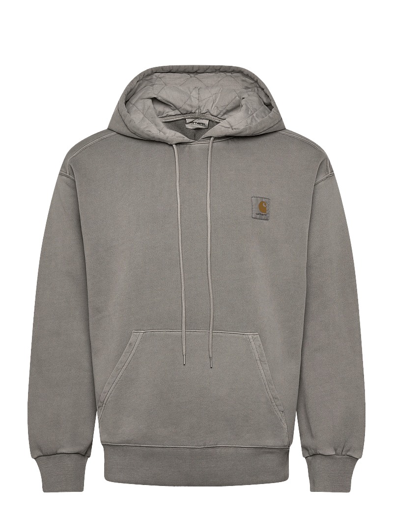 Carhartt WIP - Hooded Nelson Sweatshirt - hættetrøjer - grey - 0