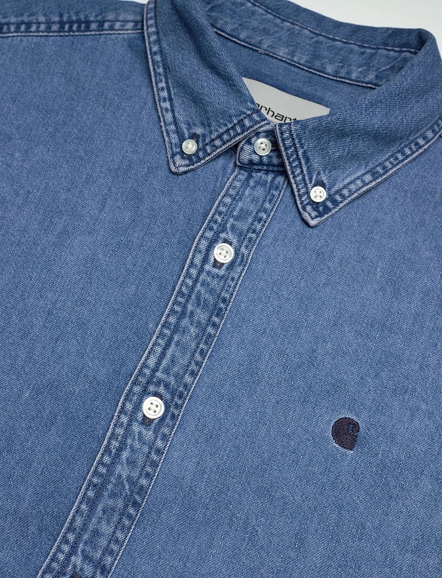 Carhartt WIP - Lucas Shirt - jeanshemden - blue - 3