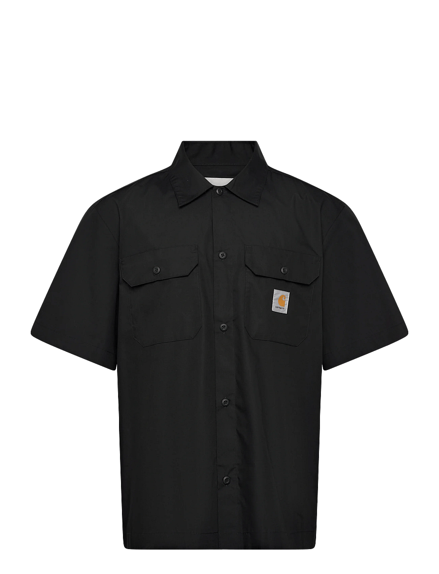Carhartt WIP - S/S Craft Shirt - kortärmade skjortor - black - 0