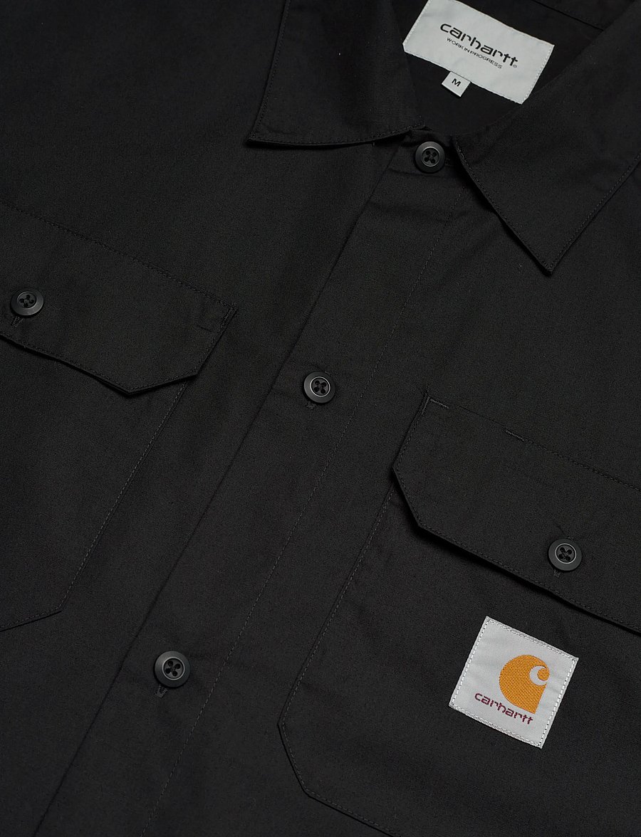 Carhartt WIP - S/S Craft Shirt - kortärmade skjortor - black - 3