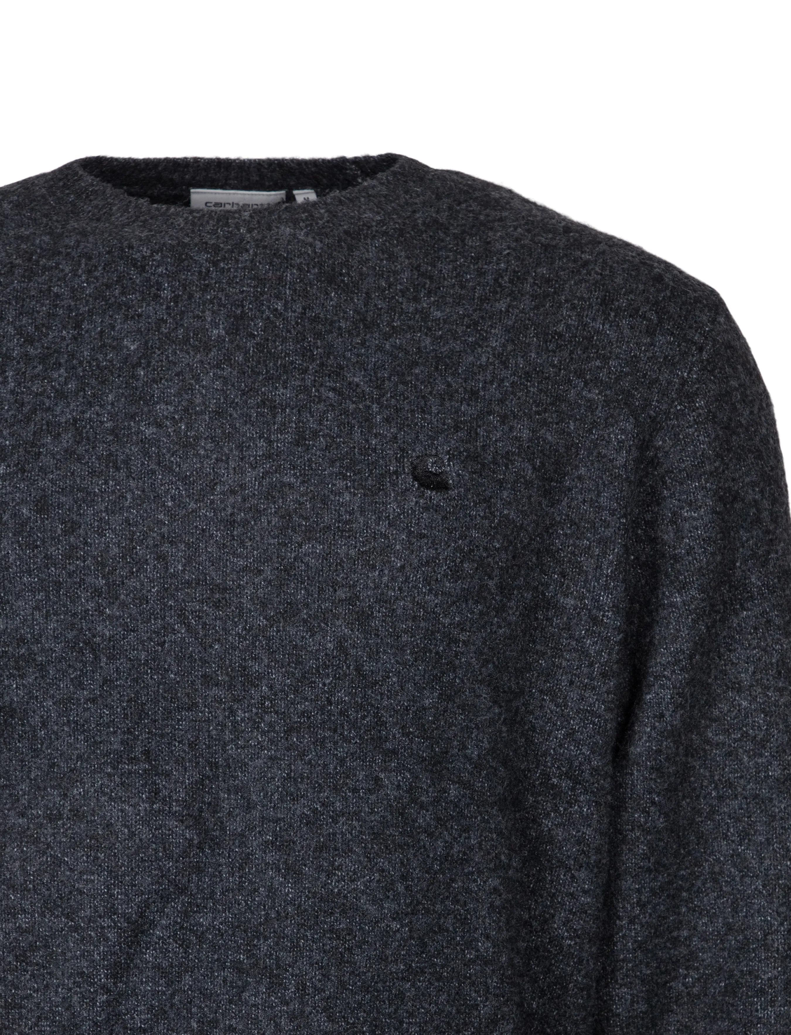 Carhartt WIP - Curtis Sweater - rundhalsad - black - 2