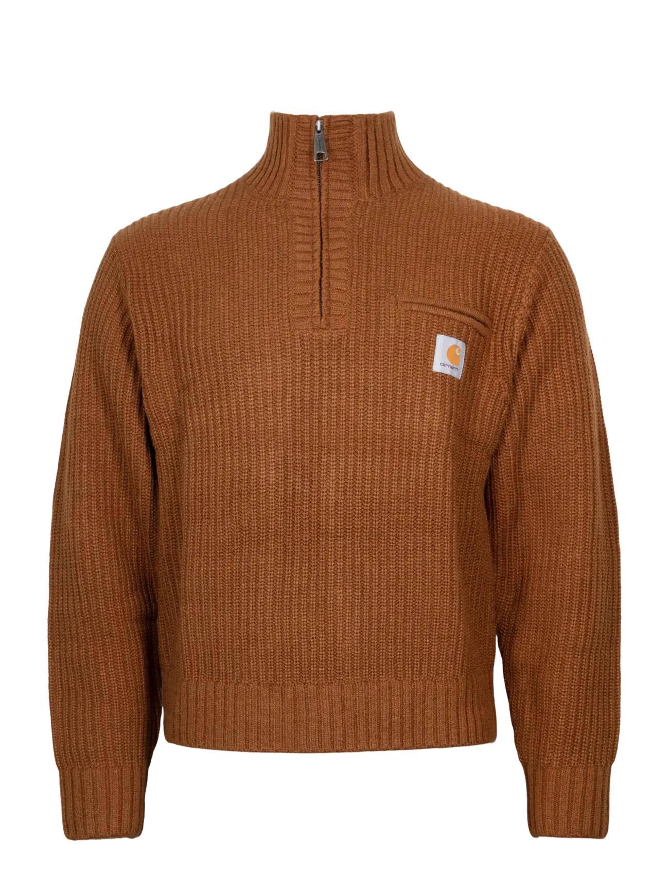 Carhartt WIP Detroit Half Zip Sweater - Neuheiten - BROWN / brown