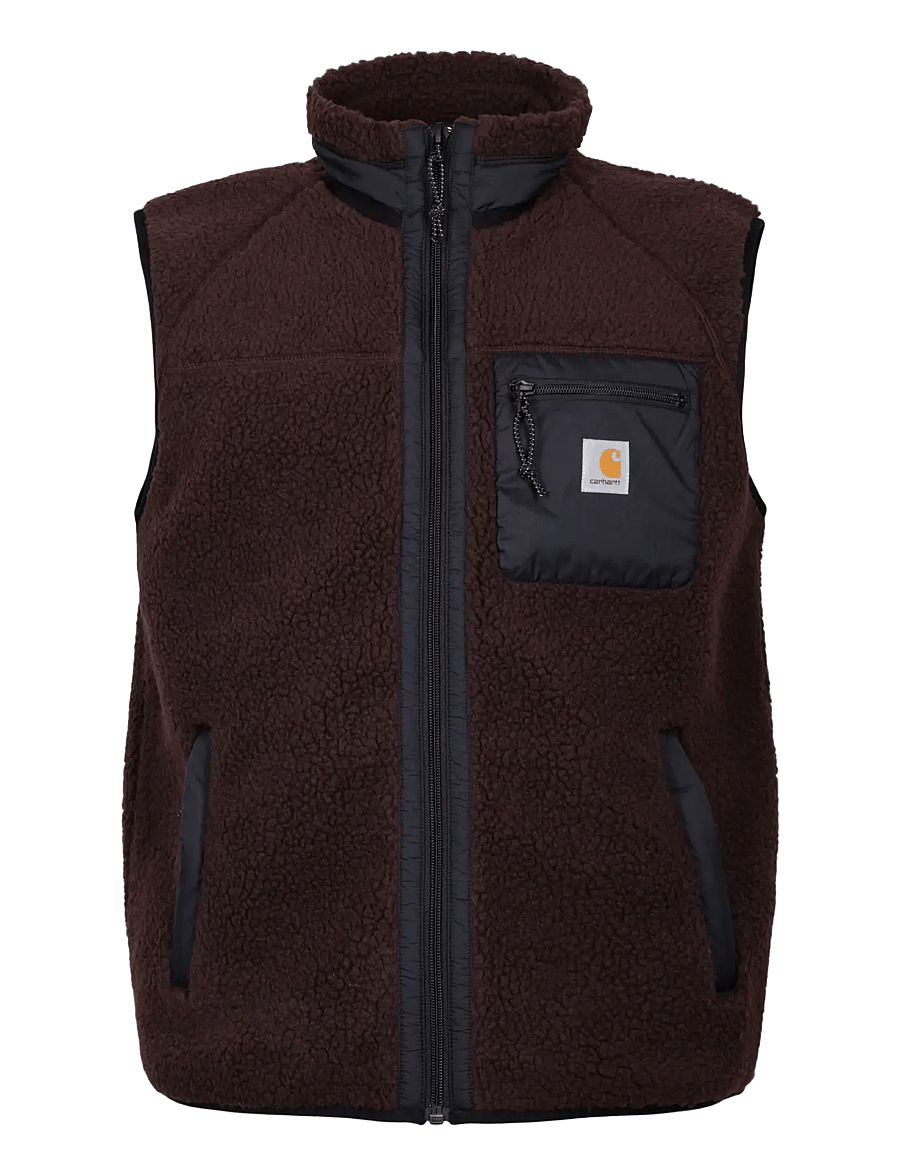 Carhartt WIP - Prentis Vest Liner - västar - brown - 0