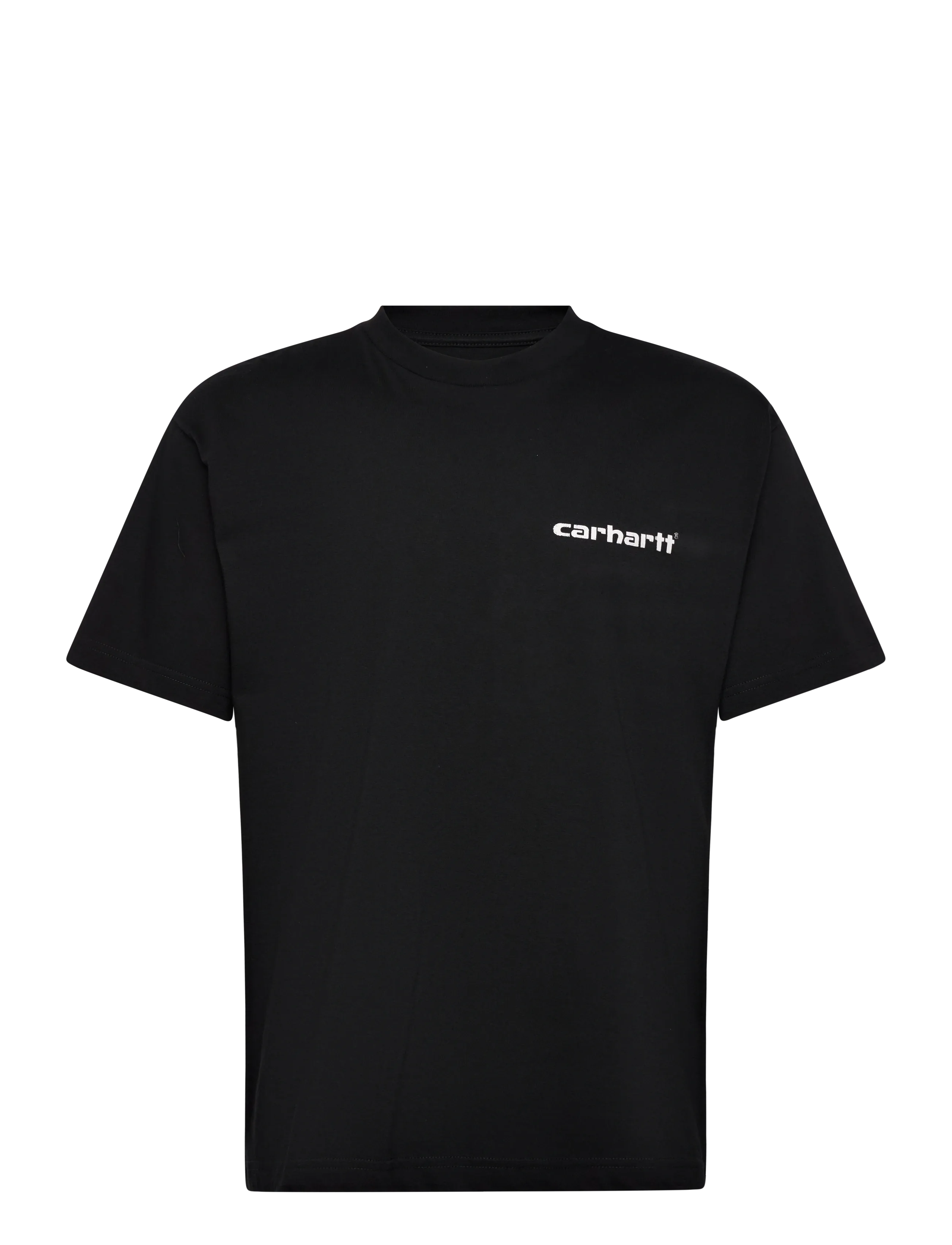 Carhartt WIP Archive Script T-Shirt, M, T-shirts, Schwarz - Short-sleeved, Männerswear