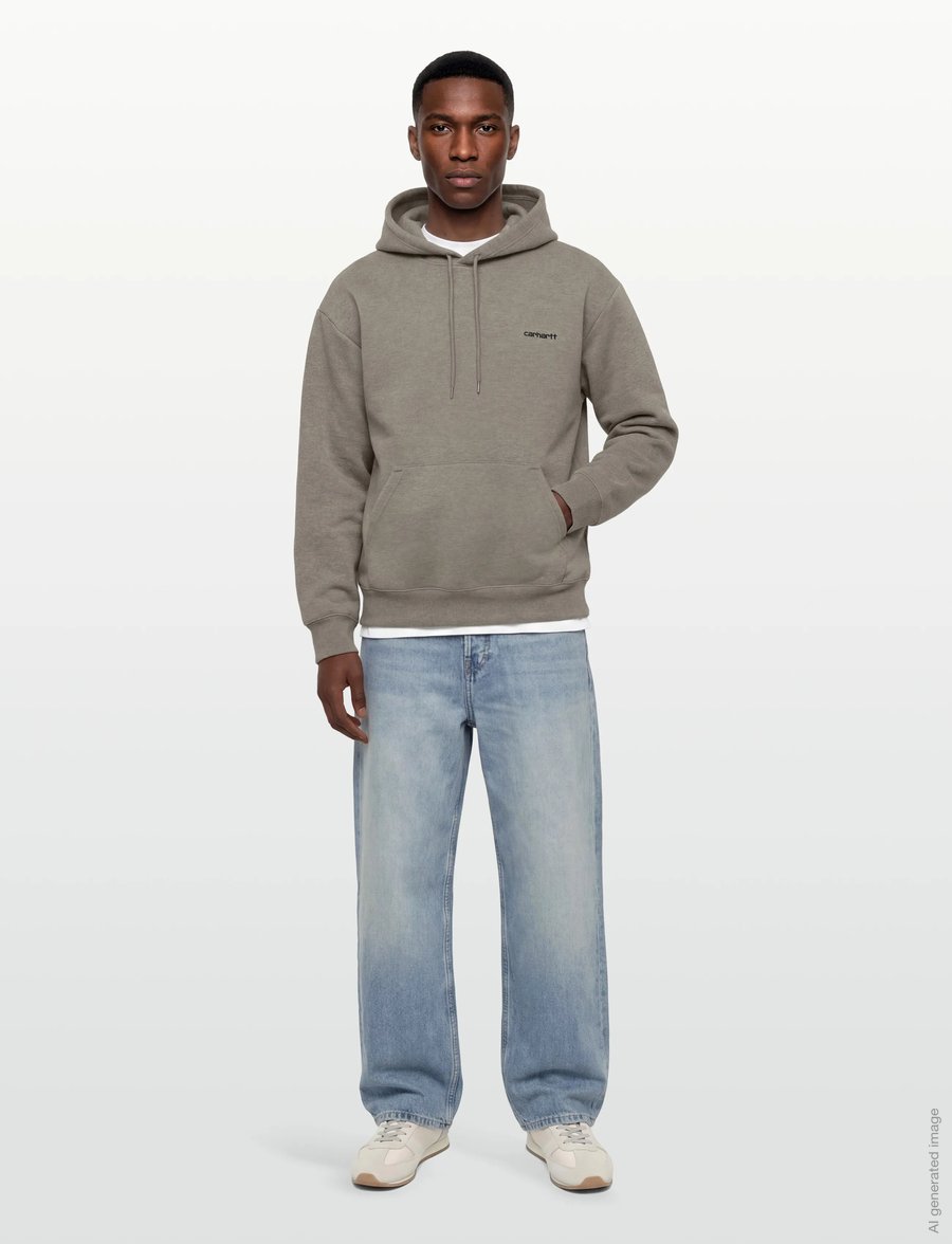 Carhartt WIP - Hooded Alda Sweatshirt - beige - 0