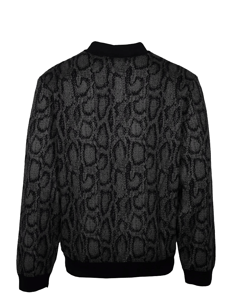 Carhartt WIP - Snake Polo Shirt - poloer i strik med lange ærmer - green - 1