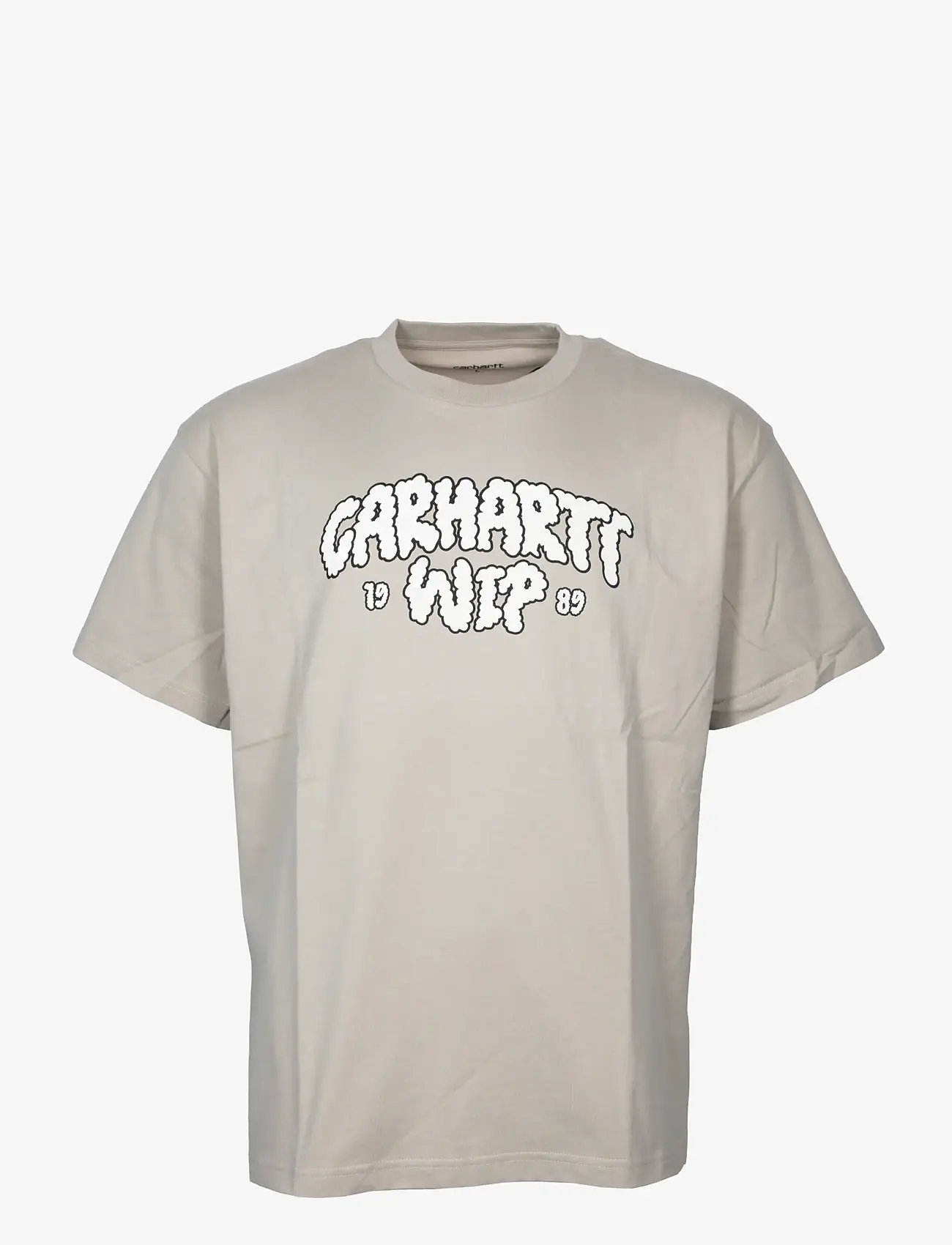 Carhartt WIP - WIP Cloud Script T-shirt - kortærmede t-shirts - beige - 0