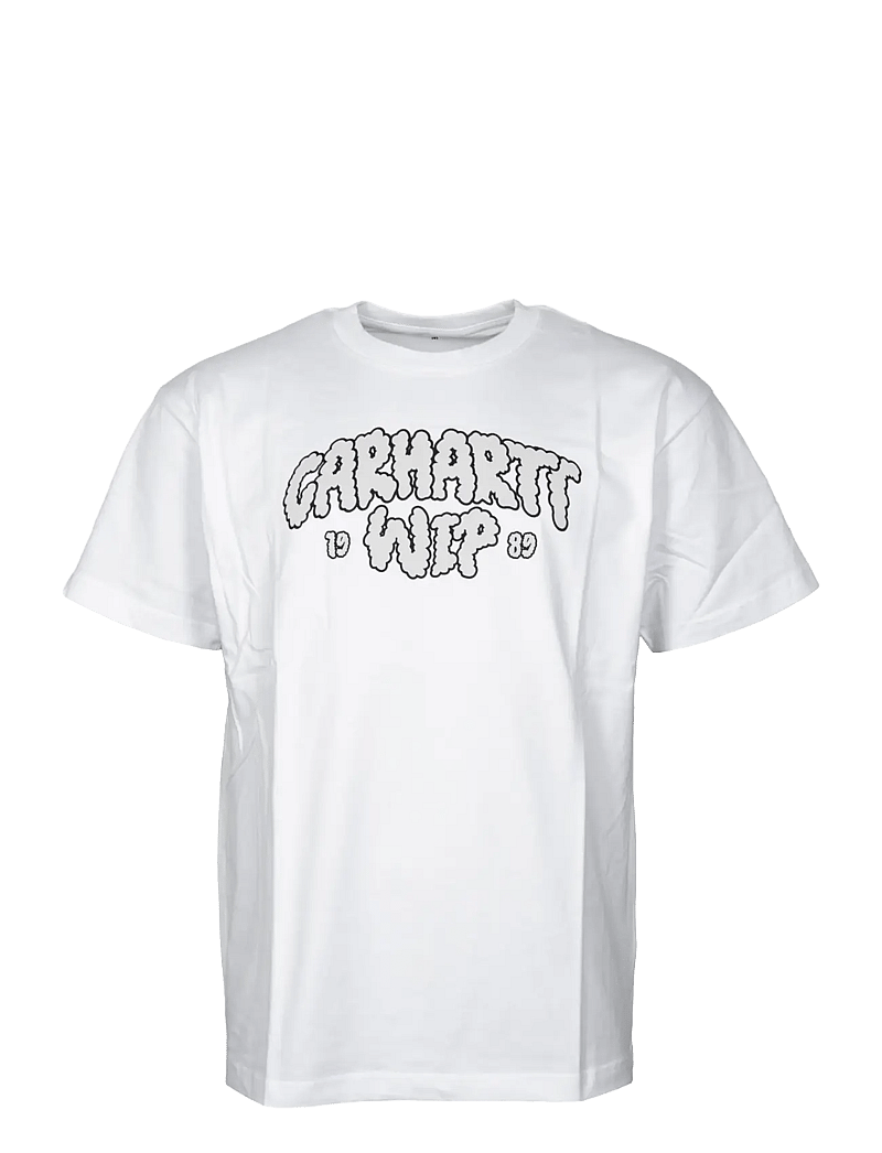 Carhartt WIP - WIP Cloud Script T-shirt - kortærmede t-shirts - white - 0