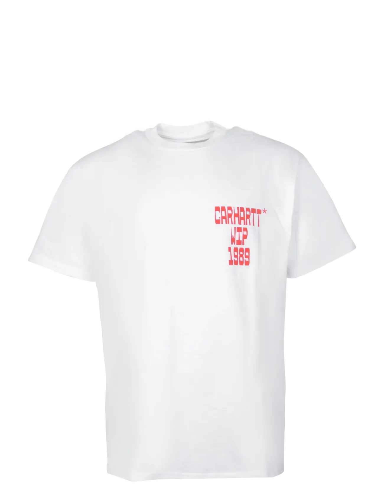 Carhartt WIP Wip S/S Blocks T-Shirt, M, T-shirts, Weiß - Short-sleeved, Männerswear