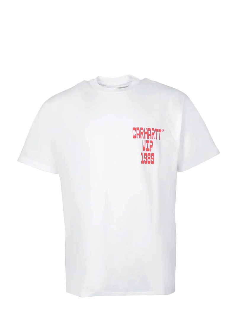 Carhartt WIP - WIP S/S Blocks T-Shirt - kortærmede t-shirts - white - 0