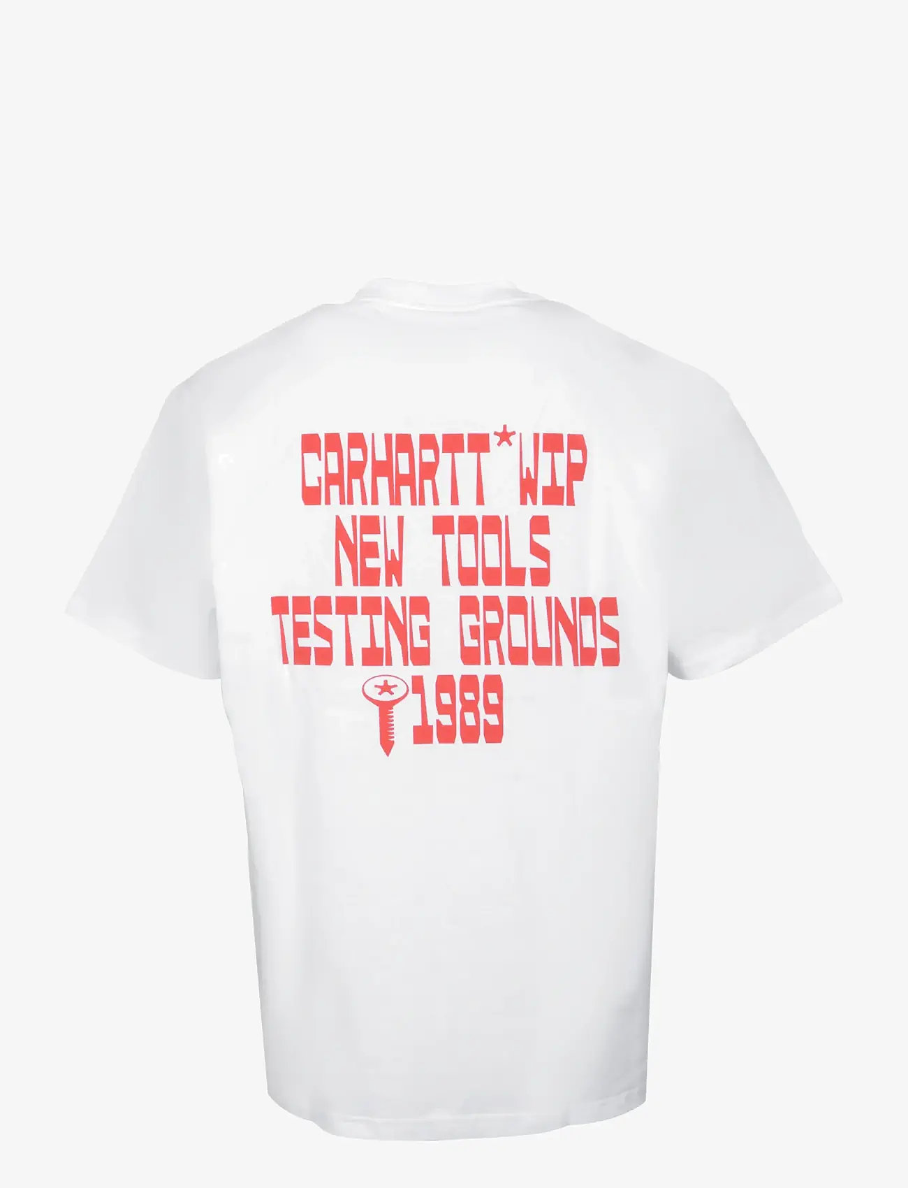 Carhartt WIP - WIP S/S Blocks T-Shirt - kortærmede t-shirts - white - 1