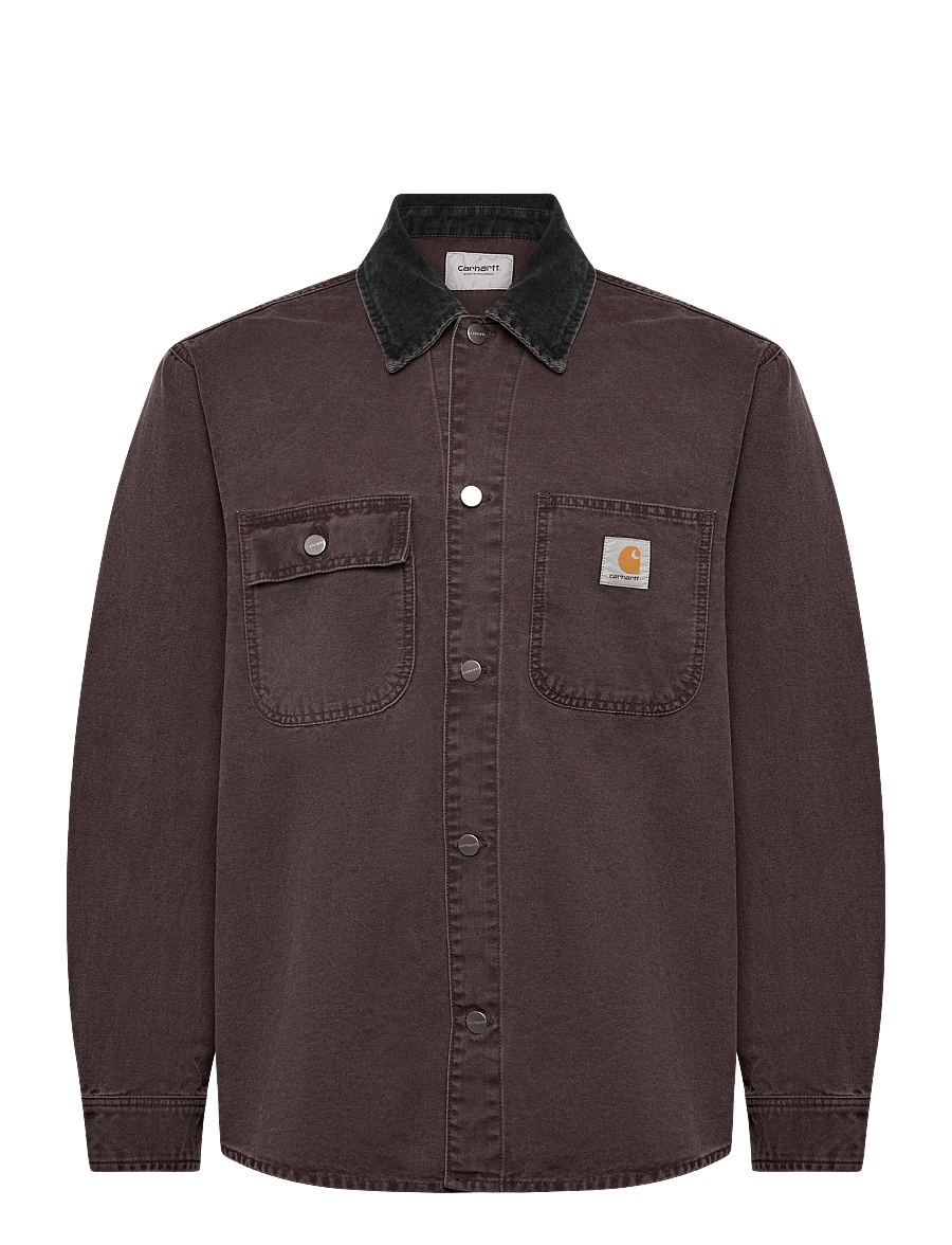 Carhartt WIP - Mitch Shirt Jacket - kevadjoped - brown - 0