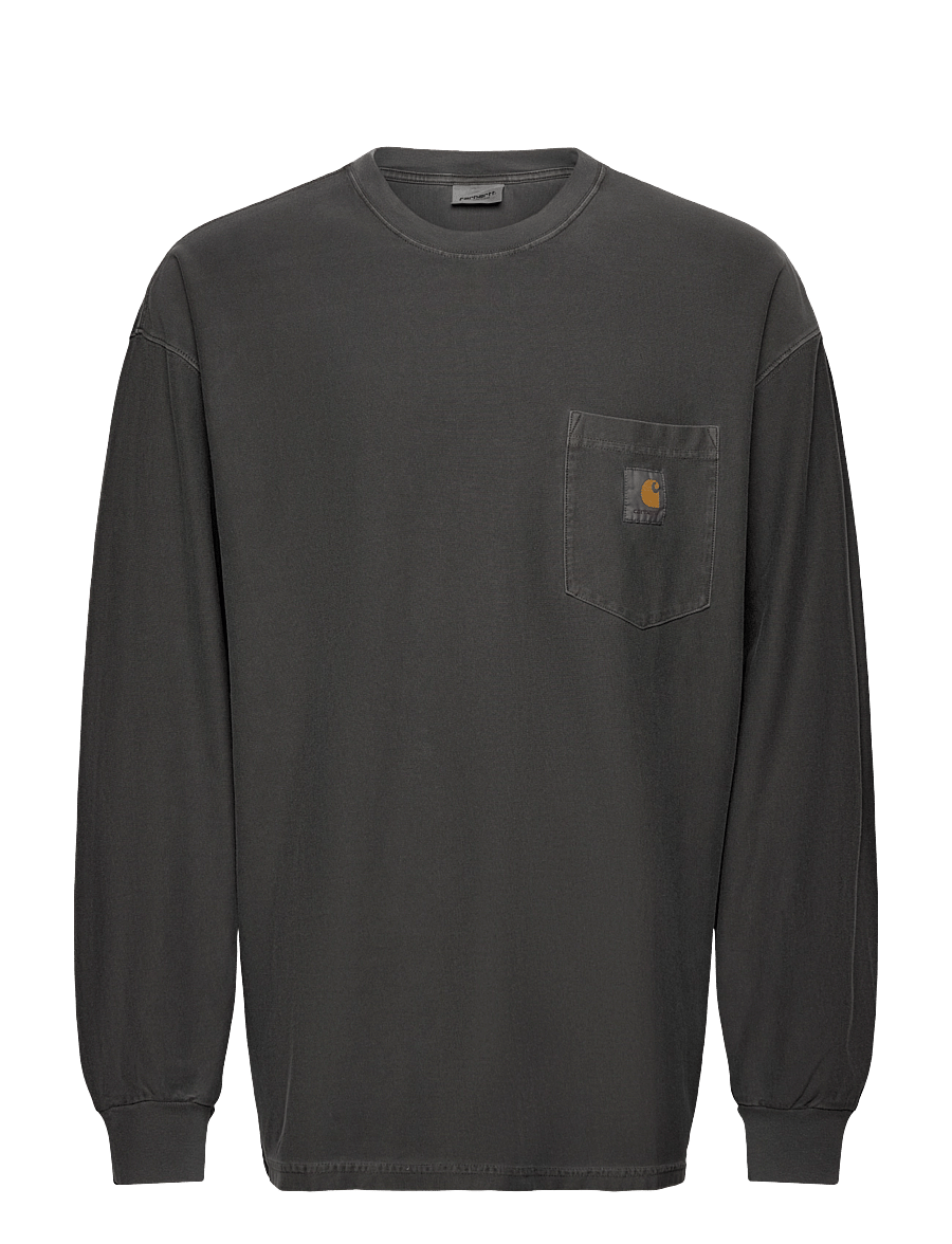 Carhartt WIP - L S Loose Pocket T Shirt - langärmelige t-shirts - black - 0