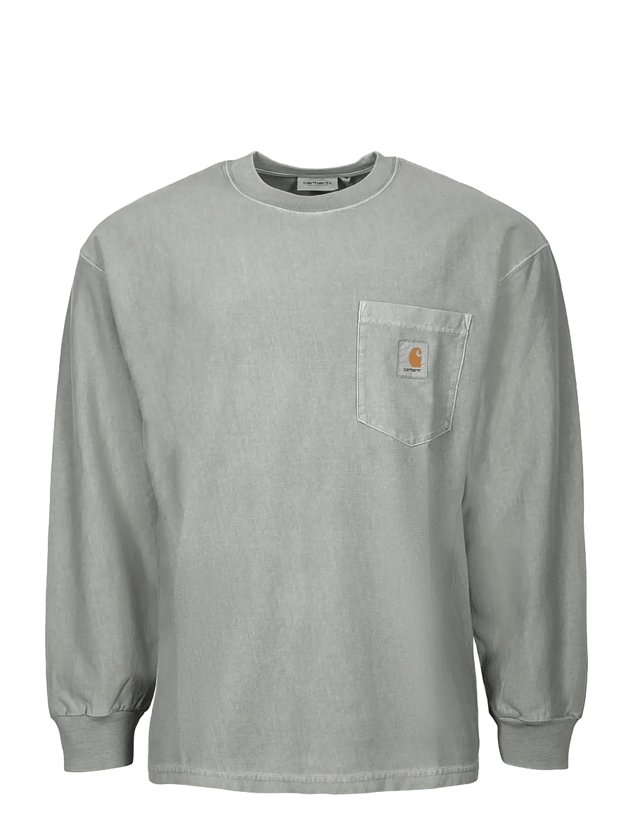 Carhartt WIP - L S Loose Pocket T Shirt - langärmelige t-shirts - green - 0