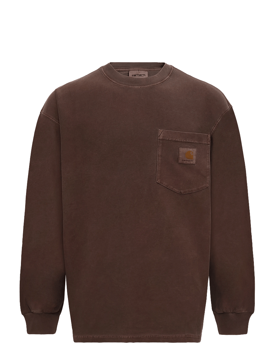 Carhartt WIP - L S Loose Pocket T Shirt - langärmelige t-shirts - tobacco - 0