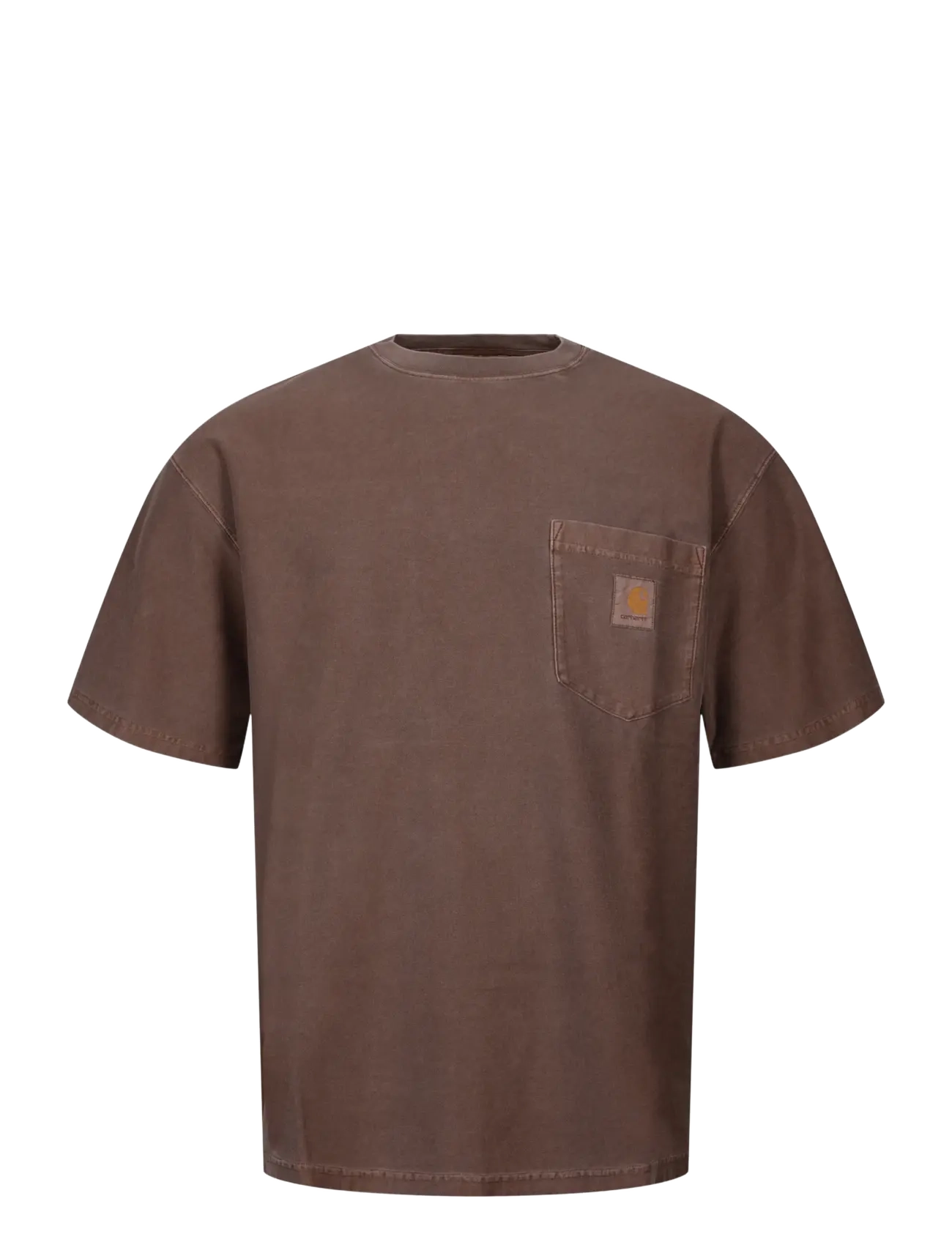 Carhartt WIP S S Loose Pocket T Shirt - T-Shirts - BROWN / brown
