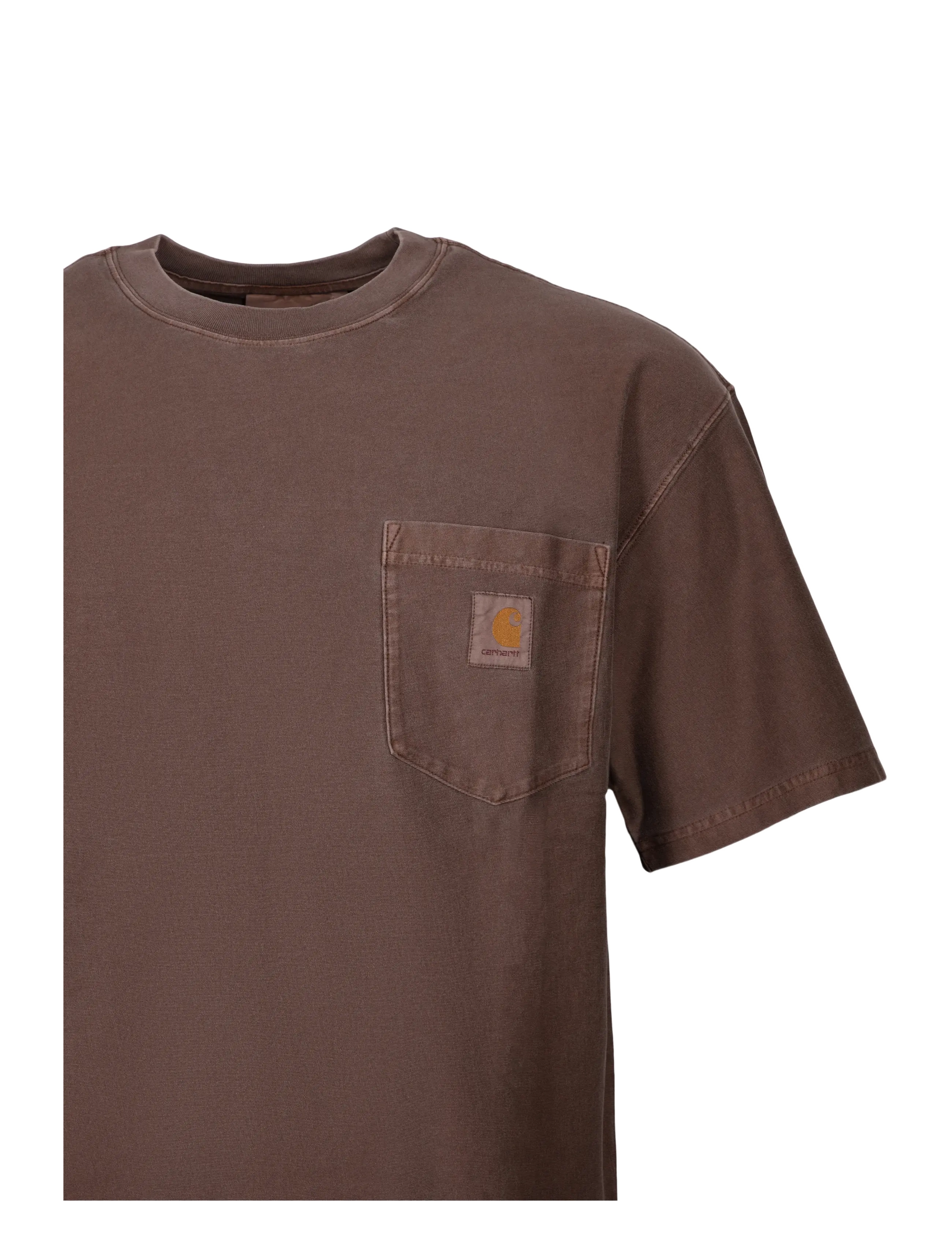 Carhartt WIP - S S Loose Pocket T Shirt - kurzärmelige t-shirts - brown - 2