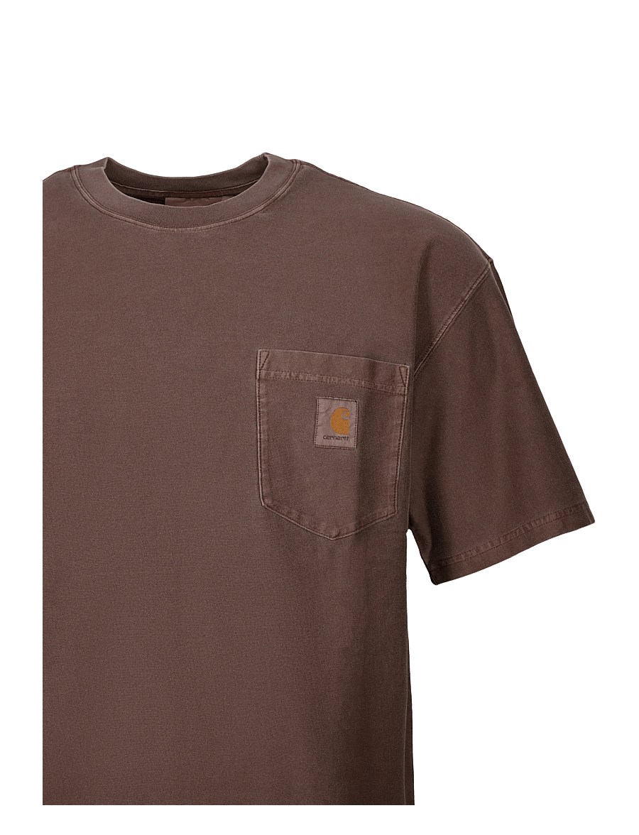 Carhartt WIP - S S Loose Pocket T Shirt - kurzärmelige t-shirts - brown - 2