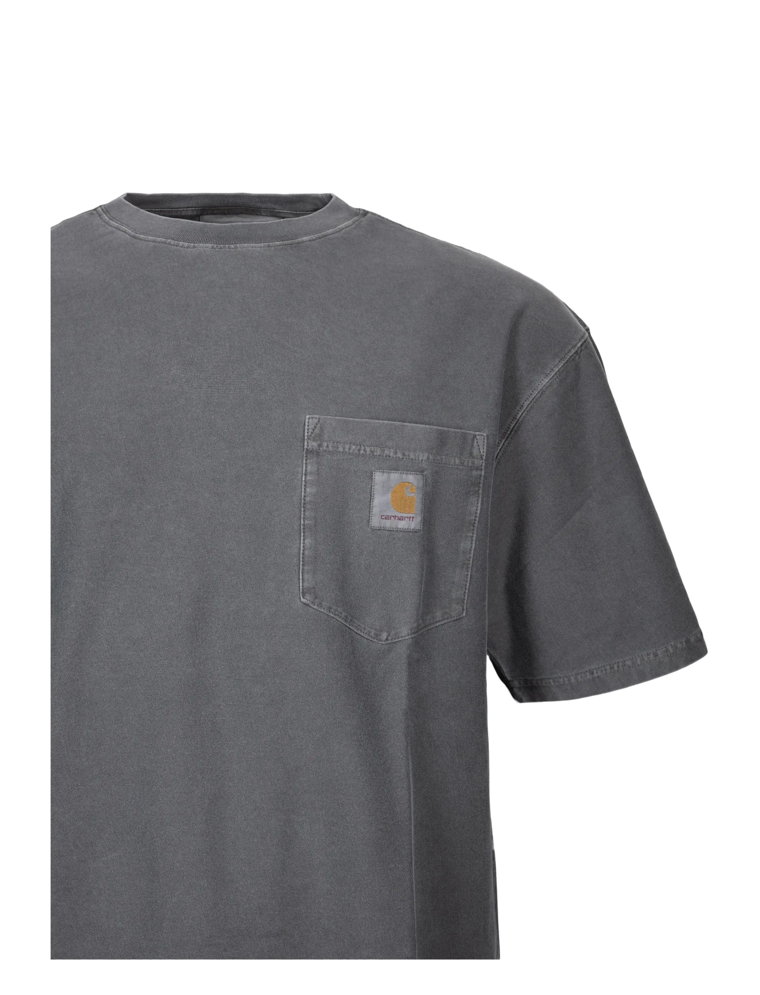 Carhartt WIP - S S Loose Pocket T Shirt - kurzärmelige t-shirts - grey - 2