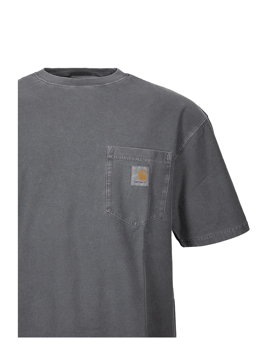 Carhartt WIP - S S Loose Pocket T Shirt - kurzärmelige t-shirts - grey - 2