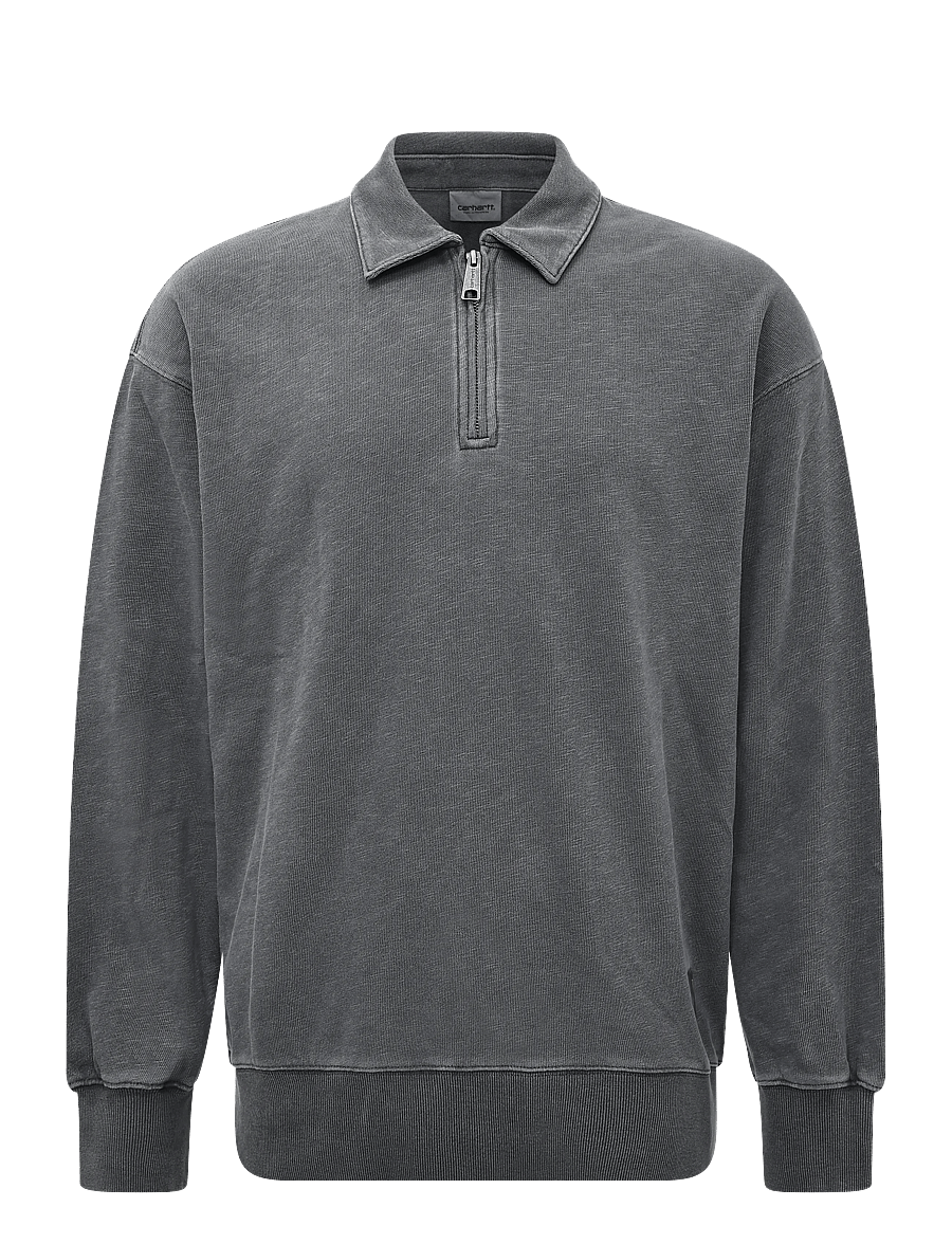 Carhartt WIP - Harper Polo Sweatshirt - langärmelig - black - 1