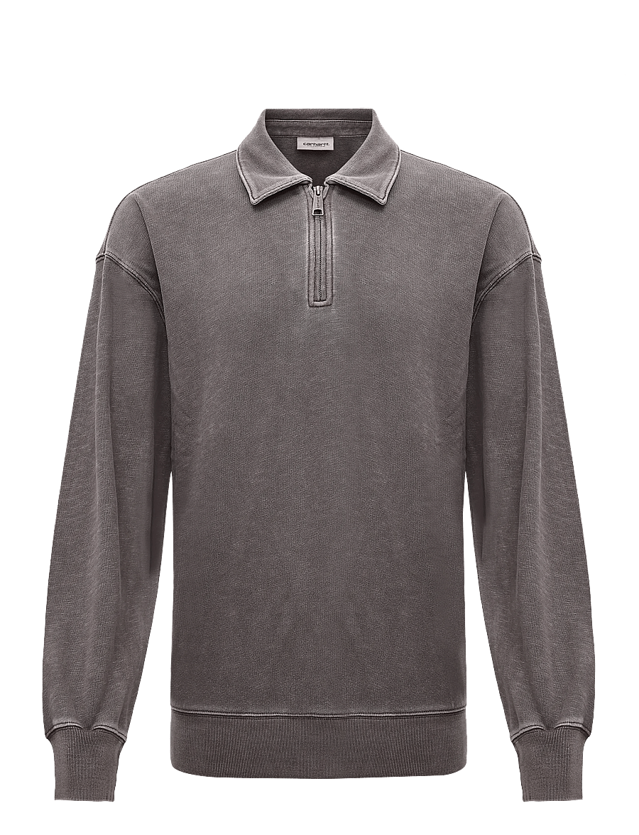 Carhartt WIP - Harper Polo Sweatshirt - langärmelig - tobacco - 0