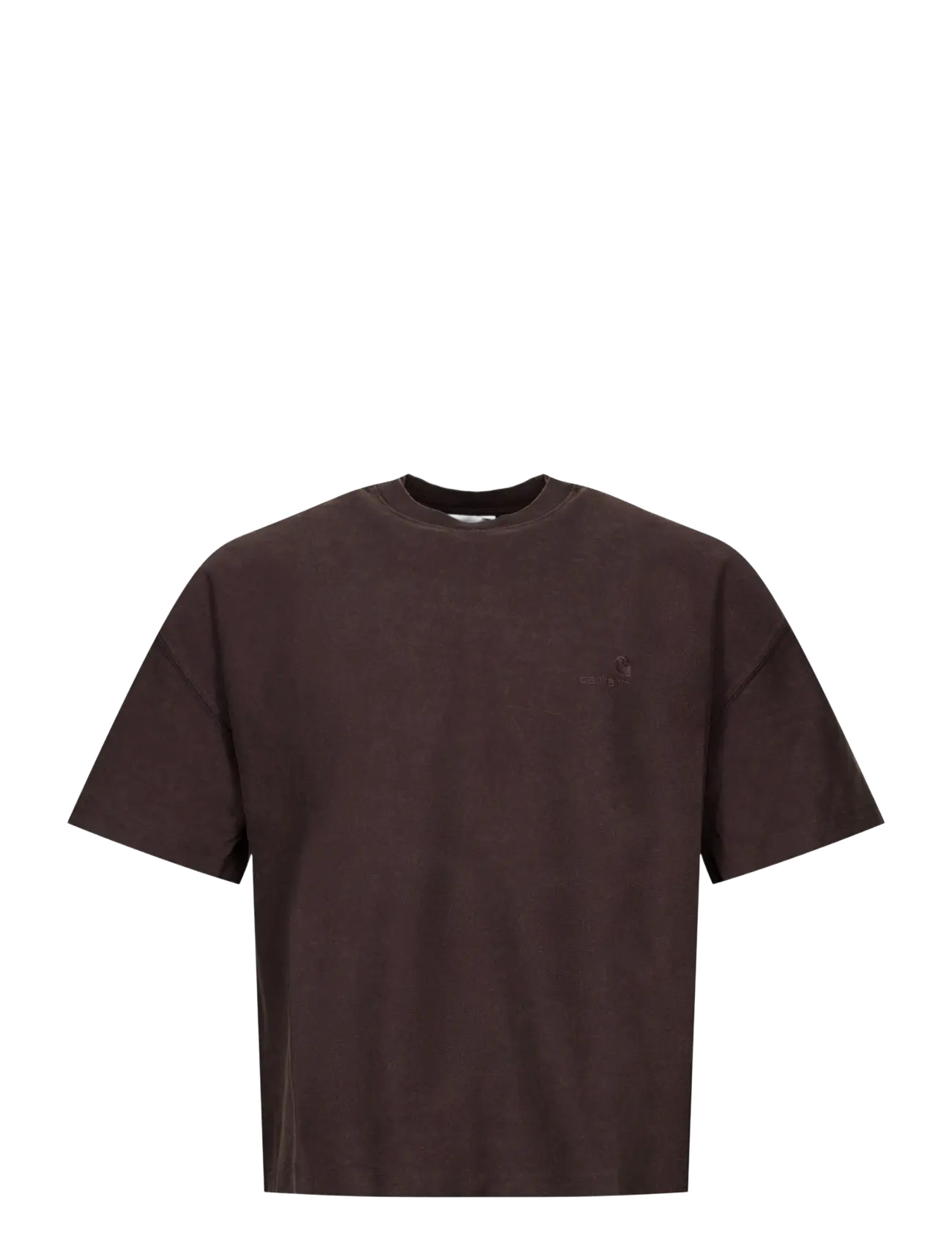 Carhartt WIP S S Lambert T Shirt - Höstgarderoben - BROWN / brown