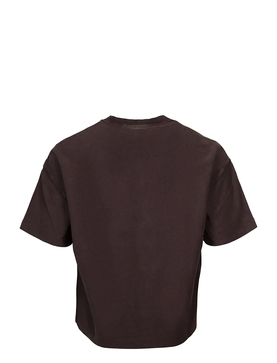 Carhartt WIP - S S Lambert T Shirt - kortärmade t-shirts - brown - 1