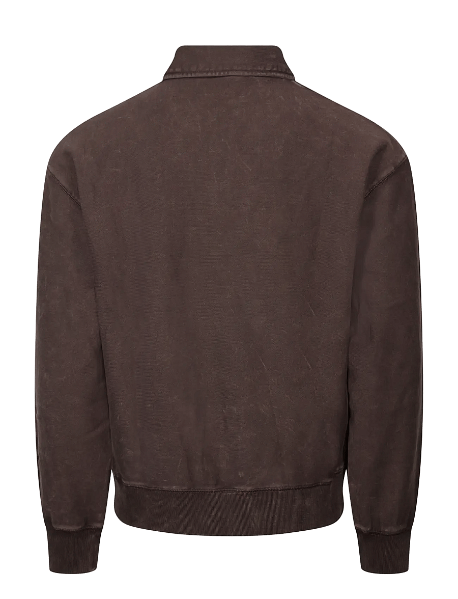 Carhartt WIP - Lambert Polo Sweatshirt - sweatshirts - brown - 1