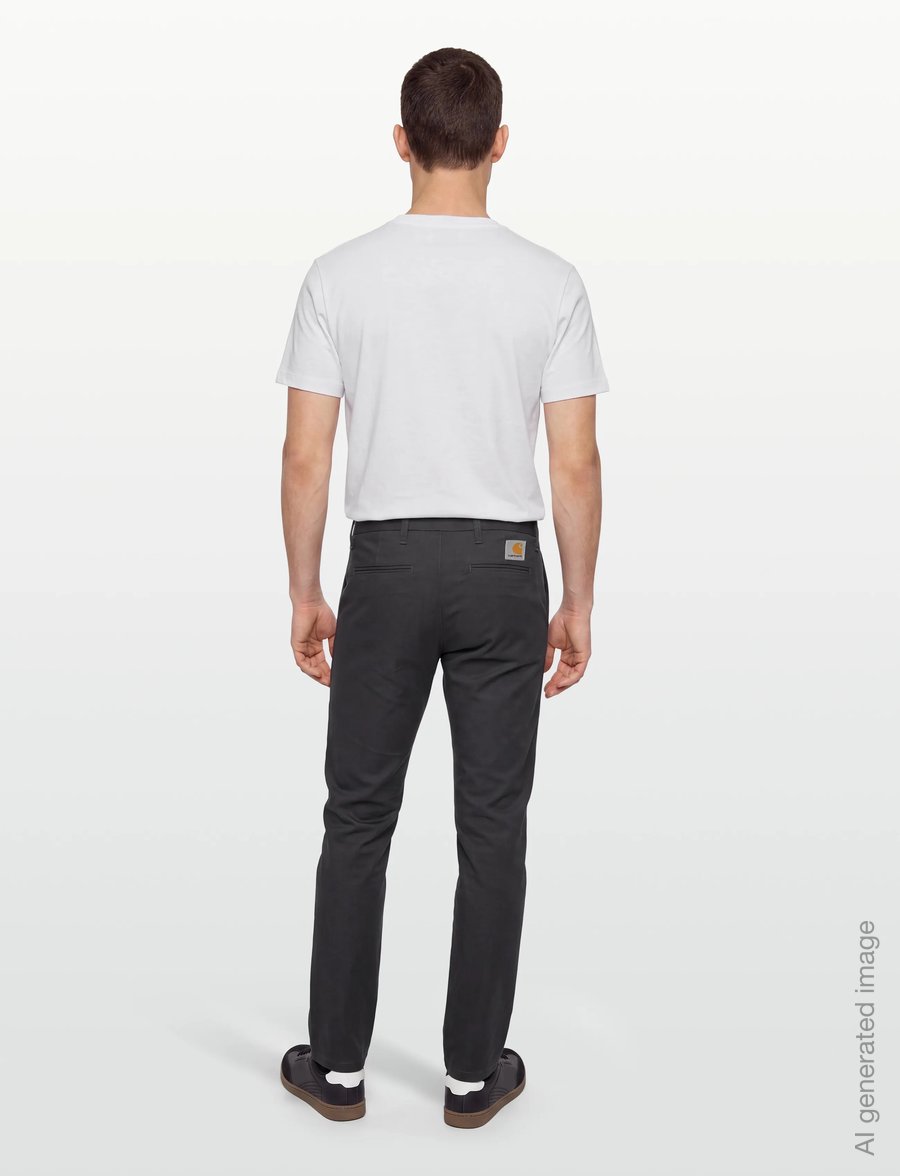 Carhartt WIP - Sid Pant Lamar - blacksmith rinsed - 4