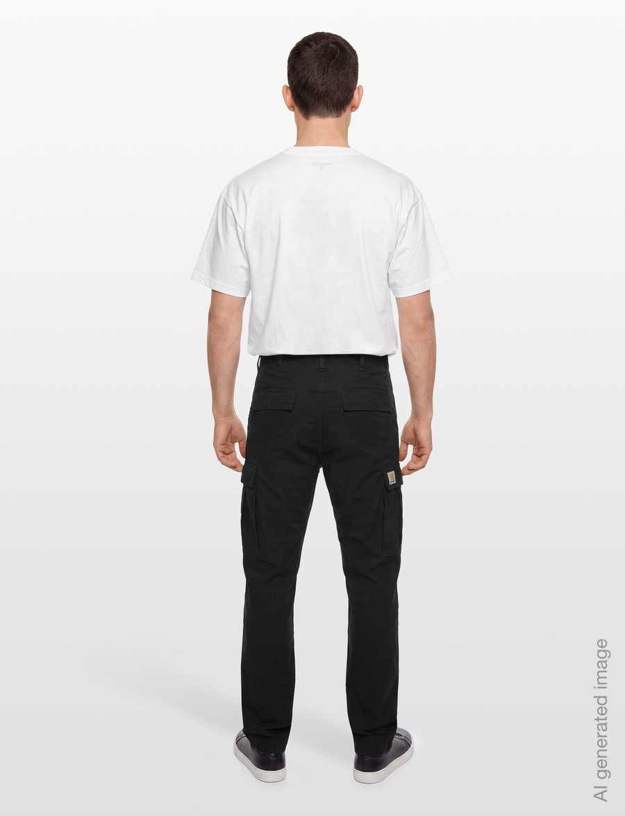 Carhartt WIP - Regular Cargo Pant Columbia - cargo-püksid - black - 4