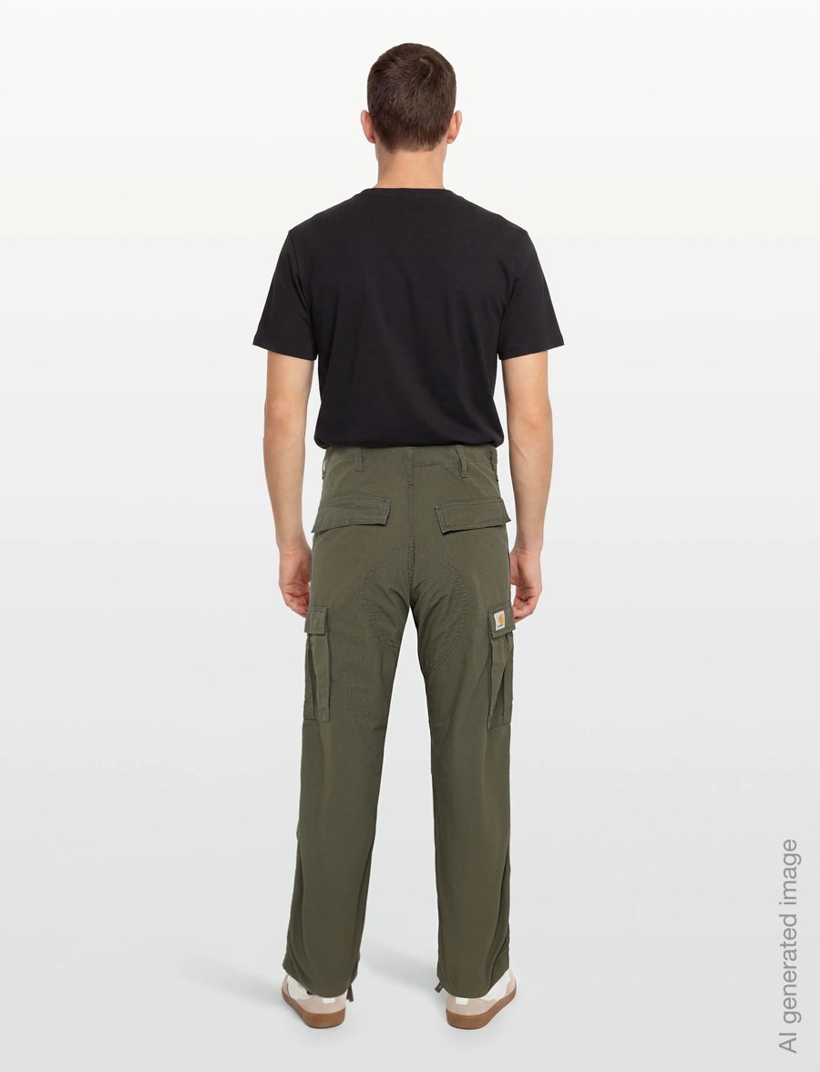 Carhartt WIP - Regular Cargo Pant Columbia - cargobyxor - cypress - 4